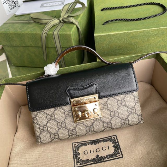 Gucci专柜新款女包, 古驰Padlock系列迷你手袋 Gucci手提肩背斜挎包 652683  gdj1611