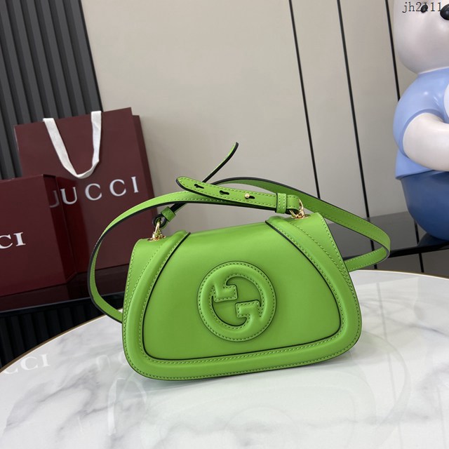 Gucci專櫃古馳最新款Blondie系列原廠皮迷你肩背包 jh2111型號：815700