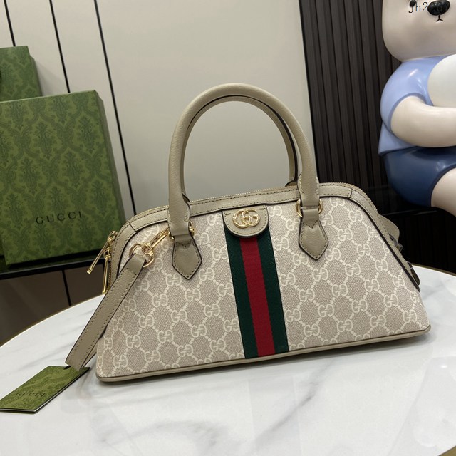 Gucci專櫃古馳最新款Ophidia系列小號手提包肩背腋下包 jh2267型號：795249