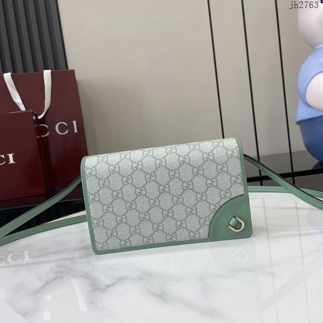 Gucci專櫃古馳最新款Emblem系列肩背包女士斜挎小包 jh2763型號：820688