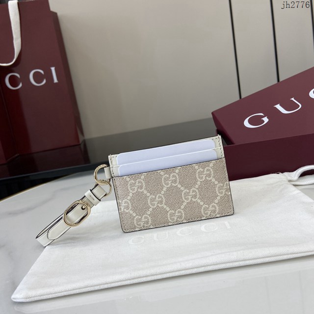 Gucci專櫃古馳最新款卡包卡夾零錢包 jh2776型號：819121