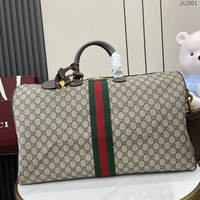 Gucci專櫃古馳最新款男士手提旅行包旅行袋 jh2801型號:  547959