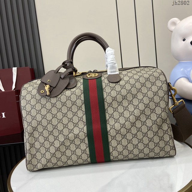 Gucci專櫃古馳最新款男士手提旅行包旅行袋 jh2802型號:  547953