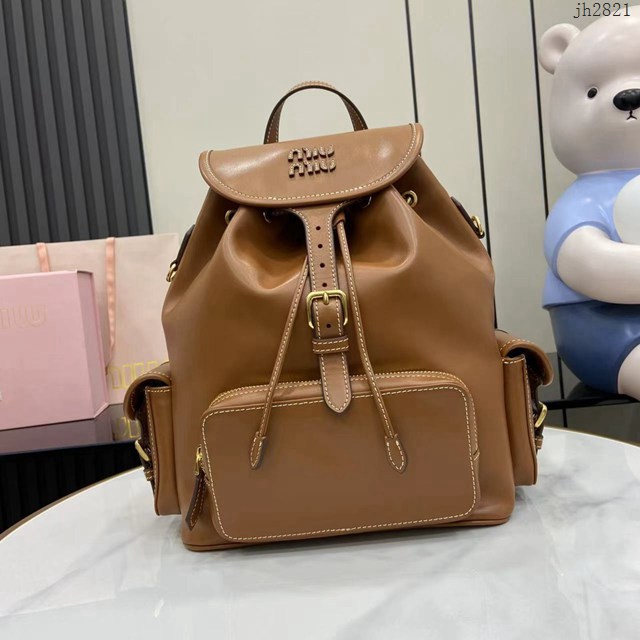 MIU MIU專櫃繆繆最新款背包女士雙肩包 jh2821型號：5BZ042
