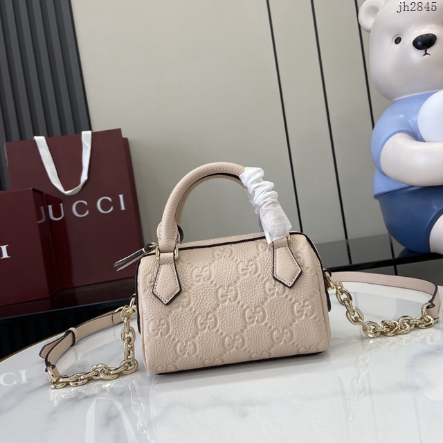 Gucci專櫃古馳最新款Emblem系列超迷你手提包肩背女包 jh2845型號：815256