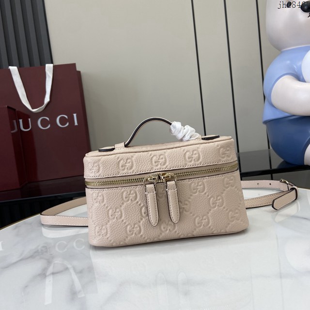 Gucci專櫃古馳最新款Emblem系列超迷你手袋手提化妝包 jh2846型號：815949