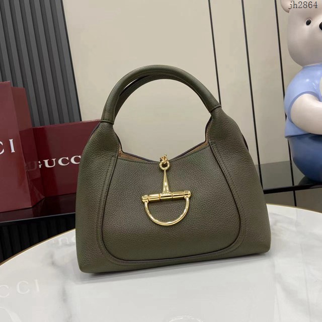 Gucci專櫃古馳最新款Softbit系列肩背包超大半馬銜扣休閒女包 jh2864型號：837467