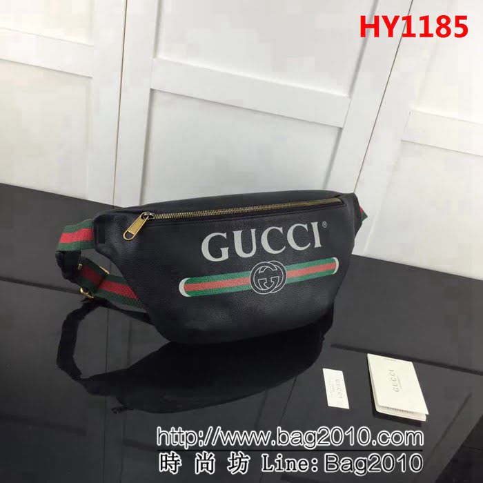 GUCCI古馳原單 新款專櫃品質原單貨實物實拍493869 克色腰包 HY1185