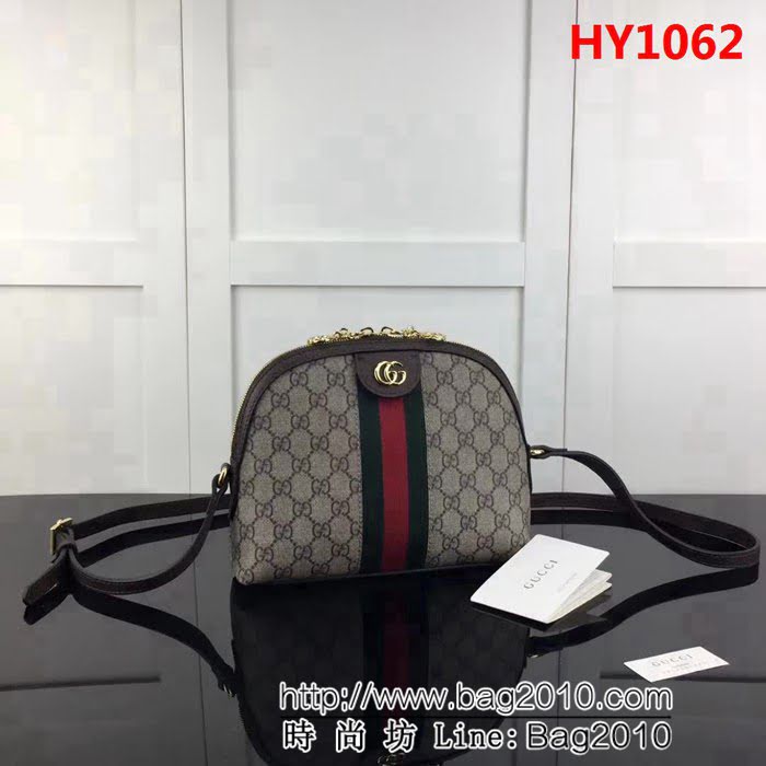GUCCI古馳原單 新款專櫃品質原單貨實物實拍 499621啡pvc肩背包 HY1062