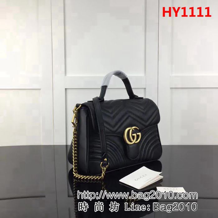 GUCCI古馳原單 新款專櫃品質原單貨實物實拍498110 克色手提單肩斜挎包 HY1111