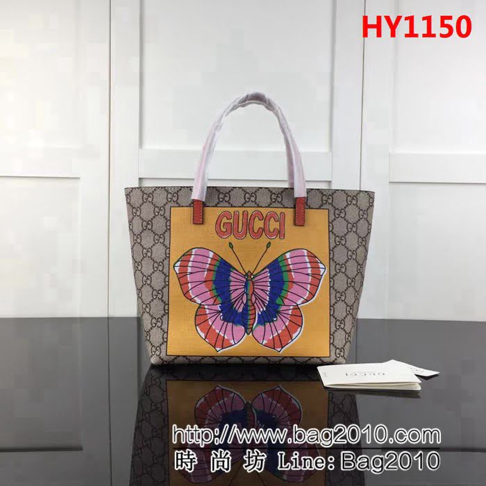 GUCCI古馳原單 新款專櫃品質原單貨實物實拍410812 彩蝴蝶手提包 HY1150