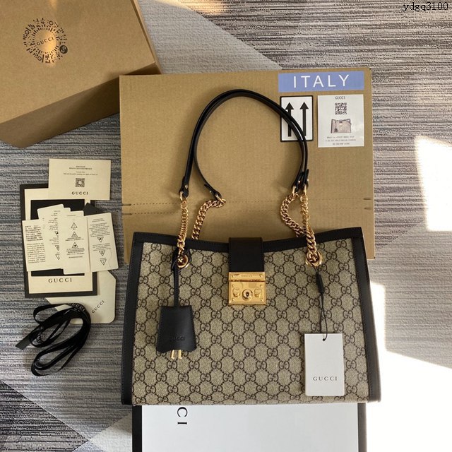 Gucci新款原廠皮女包 古馳頂級經典款女包 Gucci鎖扣雙肩帶肩背包 479197  ydg3100