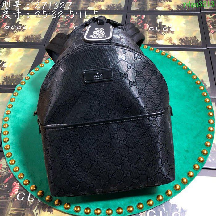 GUCCI古馳 新款女包 271327 進口牛皮 原廠五金 克水晶 百搭款 雙肩背包  ydgq3213