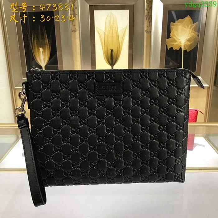GUCCI古馳 手包 專櫃品質 473881 進口牛皮 原廠五金 百搭款手拿包  ydgq3239