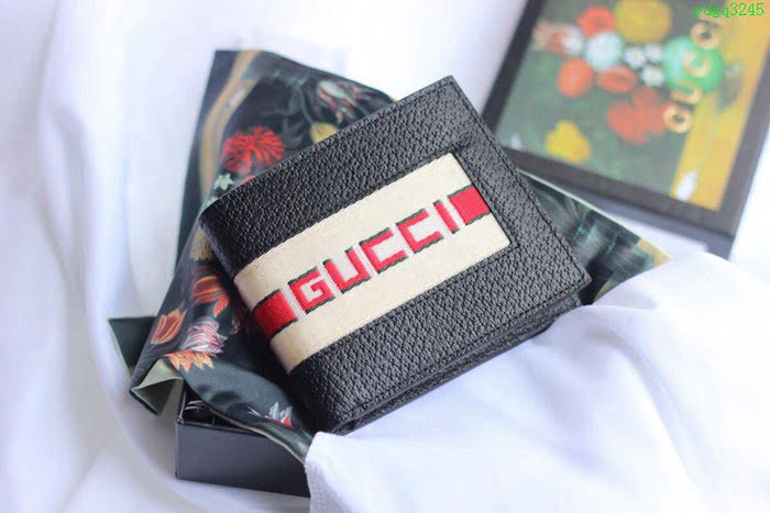 GUCCI古馳 錢包 實物拍攝 原廠材料 男士短錢夾 408827   ydgq3245