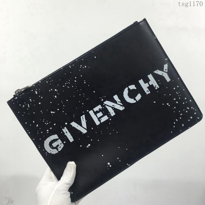 GlVENCHY紀梵希 antigona信封手包 原廠進口牛皮 拉鏈 手抓包  tsg1170