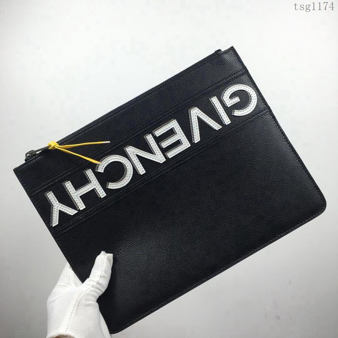 GlVENCHY紀梵希 antigona信封手包 原廠進口牛皮 拉鏈 手抓包  tsg1174