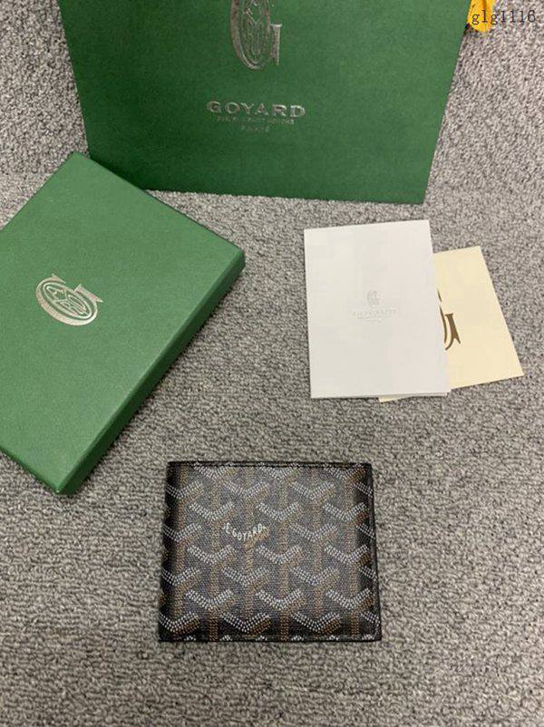 Goyard包 戈雅短夾 Goyard男款錢夾 Goyard對折短錢夾  glg1116