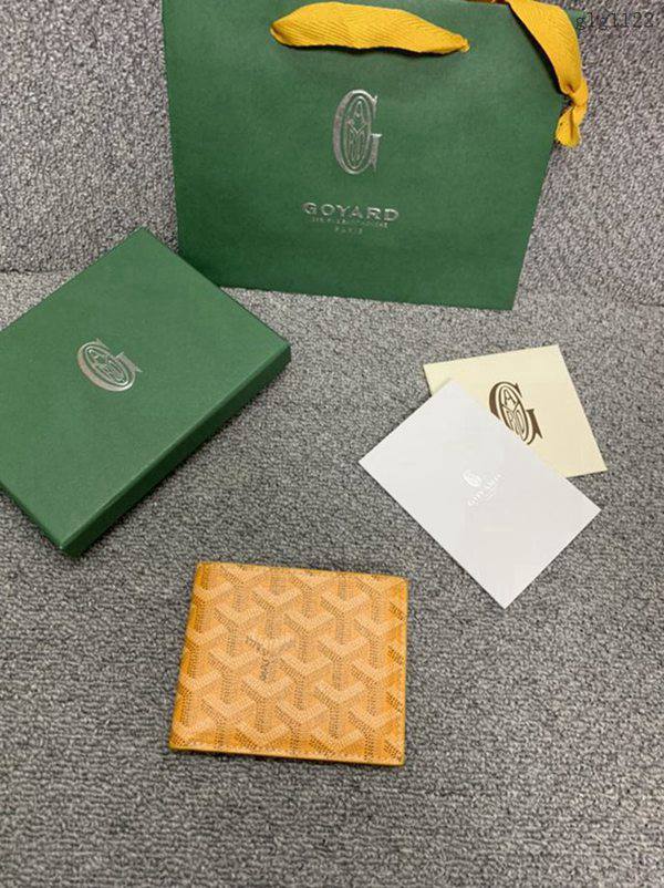 Goyard包 戈雅短夾 Goyard男款錢夾 Goyard對折短錢夾  glg1122