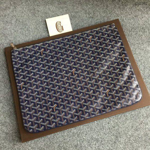Goyard包 專櫃最新做法 戈雅大號手包 Goyard手拿包  glg1362