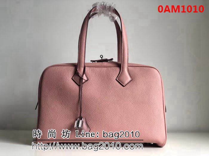 愛馬仕Hermes 原版頭層牛皮 維多利亞旅行袋 0AM1010
