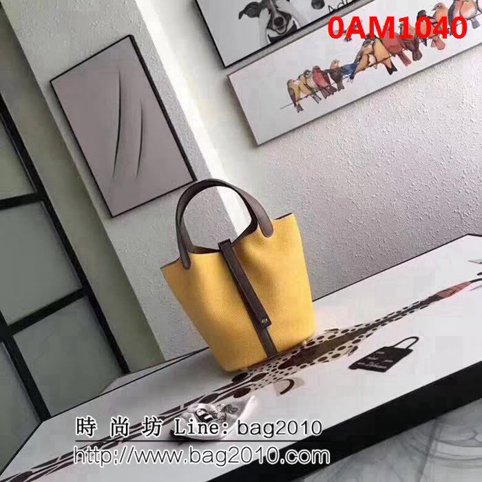 愛馬仕Hermes picotin 菜籃子包 休閒手提包 0AM1040
