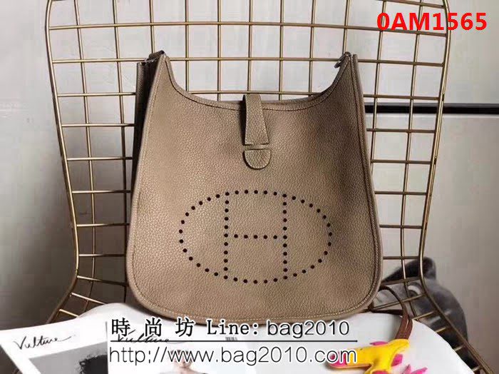 愛馬仕Hermes Evelyn 伊芙琳挎包 男女同款 0AM1565