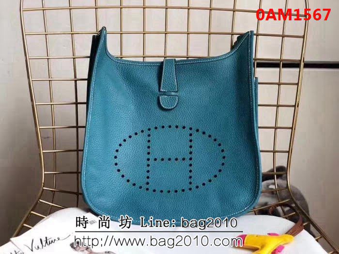 愛馬仕Hermes Evelyn 伊芙琳挎包 男女同款 0AM1567