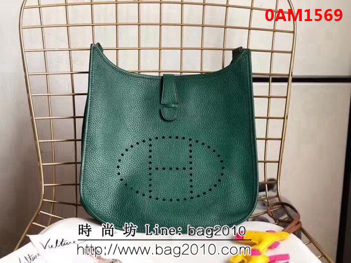 愛馬仕Hermes Evelyn 伊芙琳挎包 男女同款 0AM1569