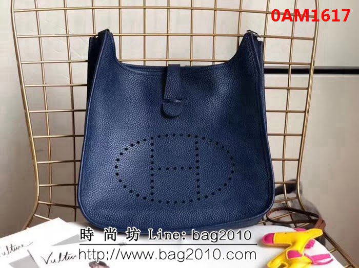 愛馬仕Hermes Evelyn 伊芙琳挎包 男女同款 0AM1617