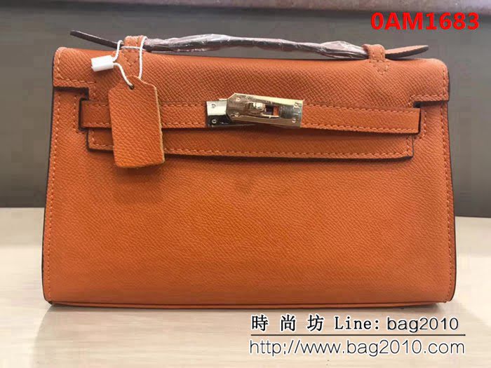 愛馬仕Hermès mini Kelly時尚百搭包 可單肩手拿 0AM1683