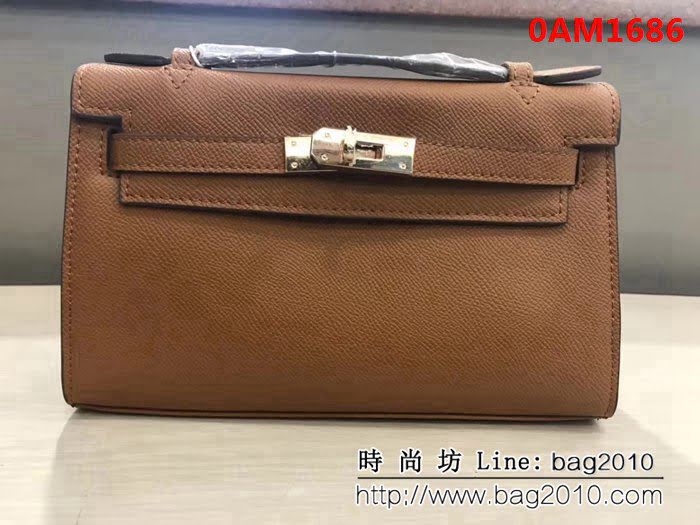 愛馬仕Hermès mini Kelly時尚百搭包 可單肩手拿 0AM1686