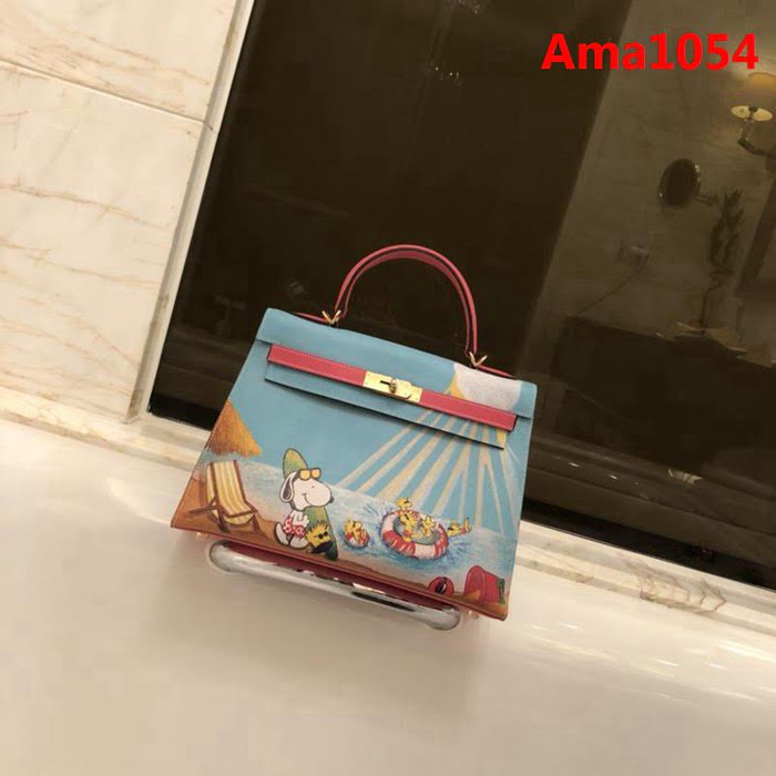 HERMES愛馬仕 經典款 凱莉包 Sunshine 時尚百搭款手提包  Ama1054