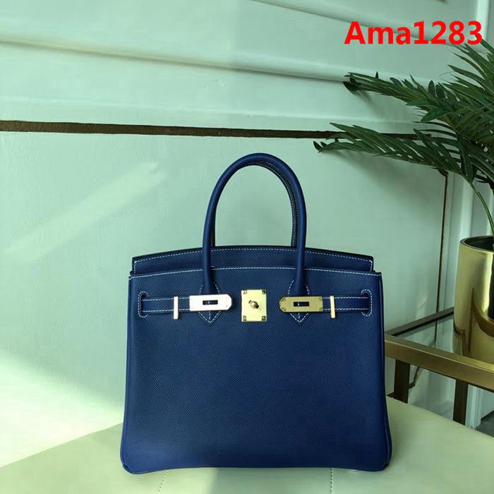 HERMES愛馬仕 鉑金包 Birkin 百分百老工匠 法國進口蠟線 純手工製作 時尚高端手提包  Ama1283