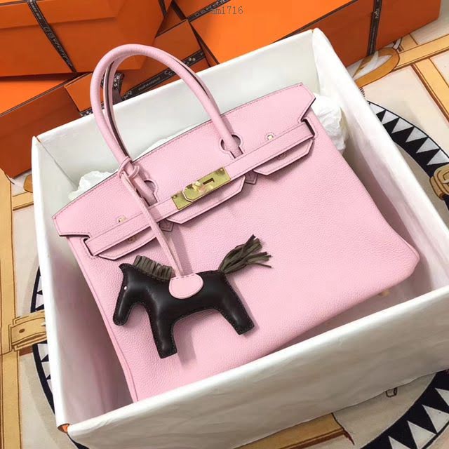 Hermes女包 愛馬仕Birkin Hermes鉑金包 法國原產togo小牛皮 全手縫蠟線  am1716