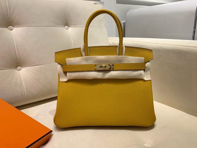 Hermes女包 愛馬仕Birkin Hermes鉑金包 togo小牛皮 半手工蠟線縫製 Hermes手提女包  am1881