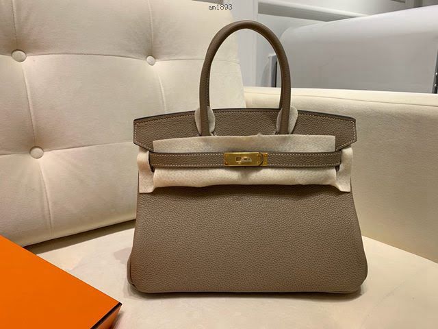 Hermes女包 愛馬仕Birkin Hermes鉑金包 togo小牛皮 半手工蠟線縫製 Hermes手提女包  am1893