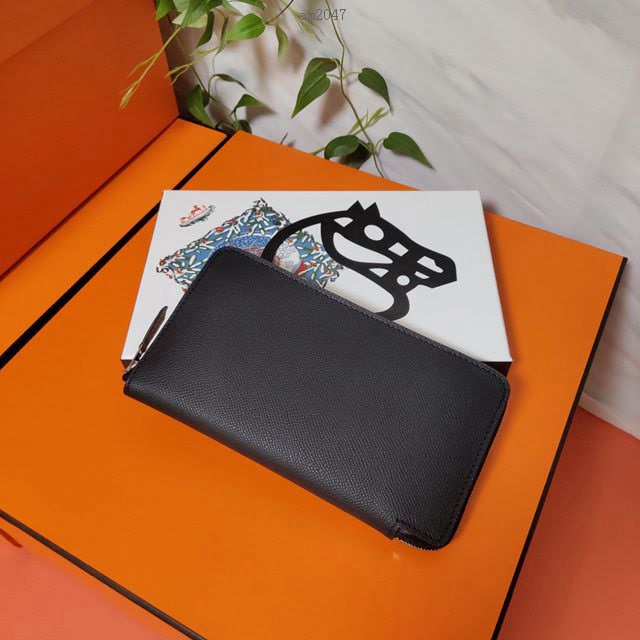 Hermes女包 愛馬仕拉鏈錢包 外進口Epsom皮 Hermes2020新款女錢包  am2047