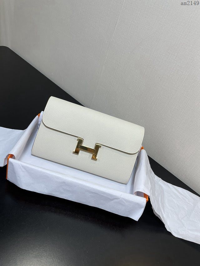 Constance小挎包 to go斜挎包 epsom皮 奶昔白金扣 康康斜挎女包  am2149