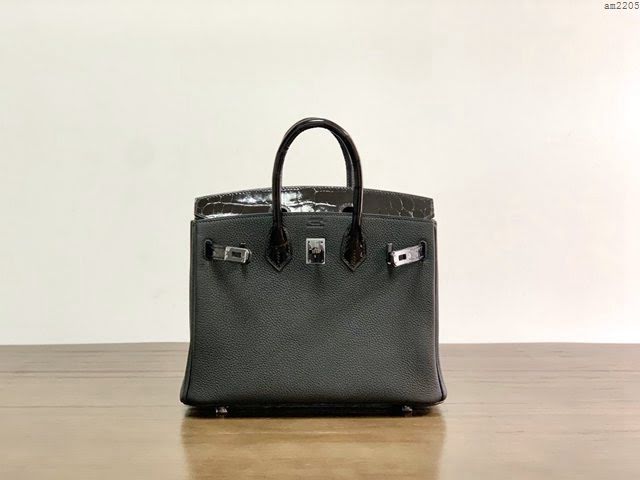 Hermesn鉑金女包 愛馬仕Birkin手提包 黑色 黑扣 so black 全手工  am2205