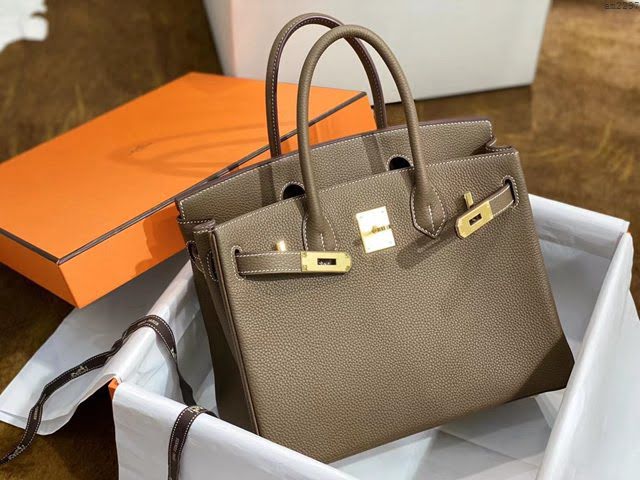 Hermesn鉑金女包 愛馬仕Birkin手提包 Togo小牛皮經典款女包  am2297