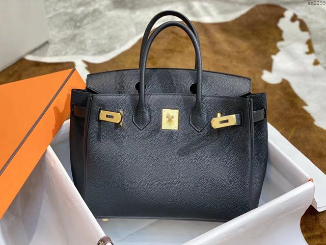 Hermesn鉑金女包 愛馬仕Birkin手提包 Togo小牛皮經典款女包  am2299