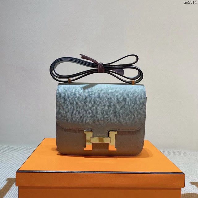Hermesn康康女包 愛馬仕Constance斜挎包 Epsom皮  am2314