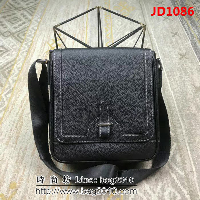 HERMES愛馬仕 高端貨 最新款 男士牛皮斜挎包 8829-4  JD1086