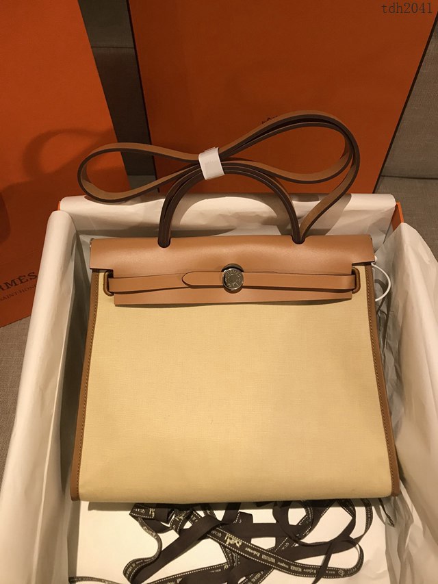 Hermes包包 愛馬仕升級版Herbag 手提肩背斜挎包 男女同款  tdh2041