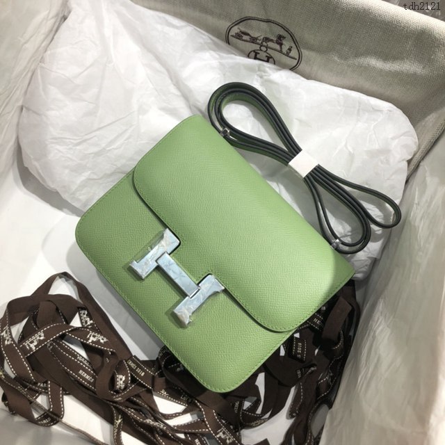 Hermes空姐包 愛馬仕Constance半手工19cm Epsom掌紋小牛進口皮 Hermes單肩斜挎包  tdh2121