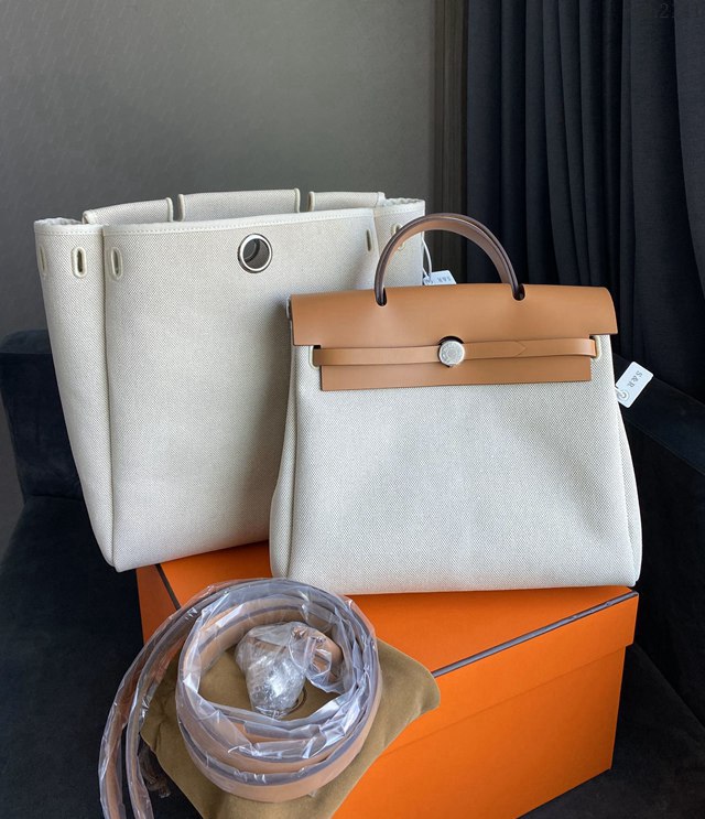 Hermes包包 愛馬仕限量古董款Herbag backpack A DOS系列 手提肩背斜挎包 男女同款  tdh2141