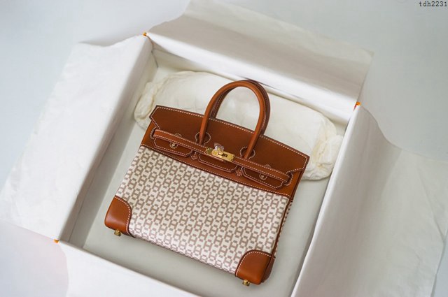 Hermes女包 愛馬仕新款拼接鉑金 Hermes內縫Birkin手提包  tdh2231