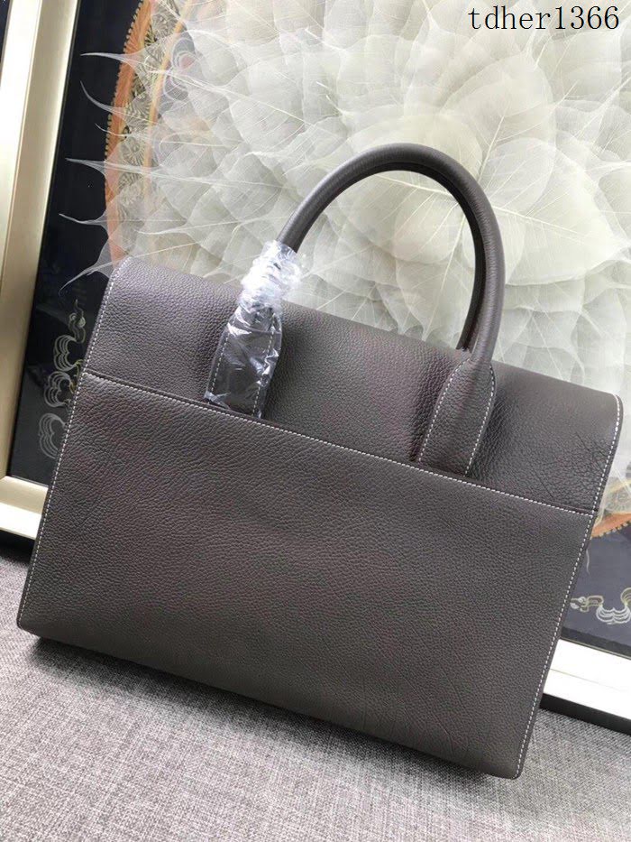 愛馬仕HERMES 男包 公事包 德國進口togo牛皮 頂級316純鋼五金 男士手提包  tdher1366