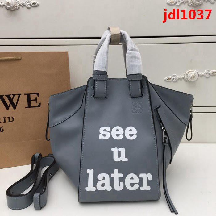 LOEWE羅意威 原單品質 新款 See u later吊床包 小牛皮肩背手提斜挎包 0160  jdl1037